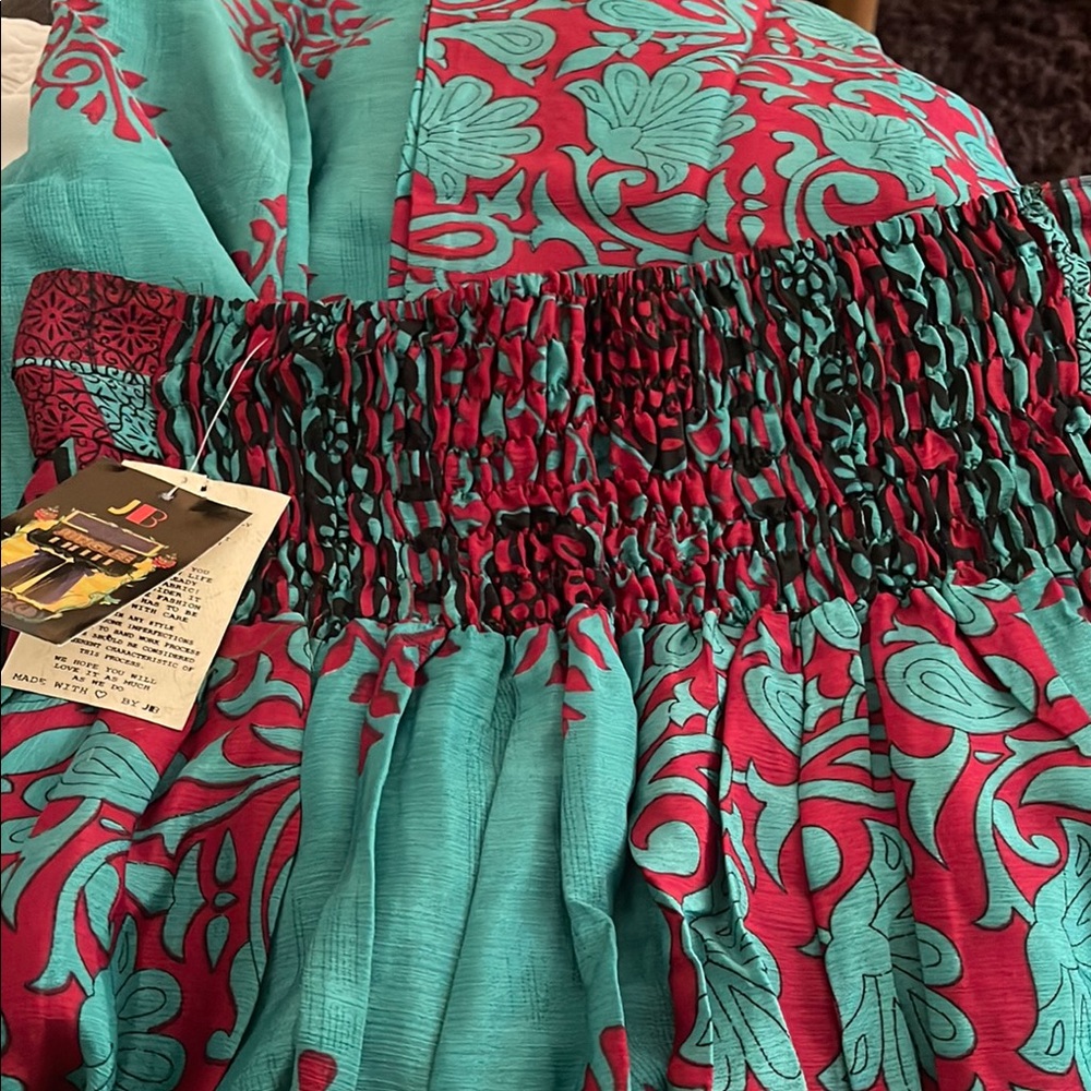 Colorful Wide Leg Pants with pockets - Picture 2 of 2